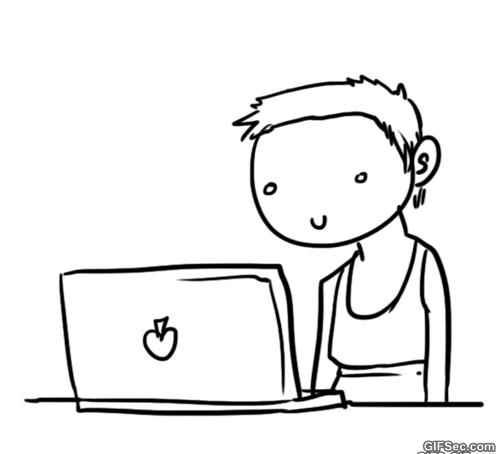 A woman sits at her computer reading. “Nope,” she says at the screen, kicking it. She continues to say “nope” as she boards a spaceship and flies into the sun