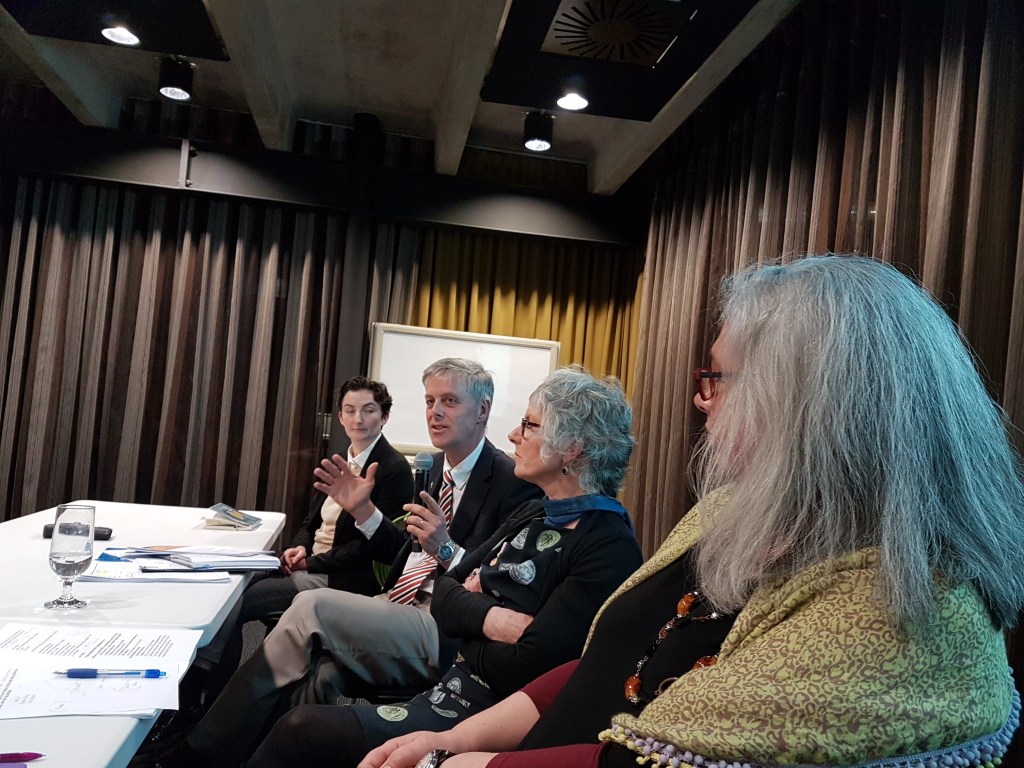 Panel at the Royal Society of New Zealand