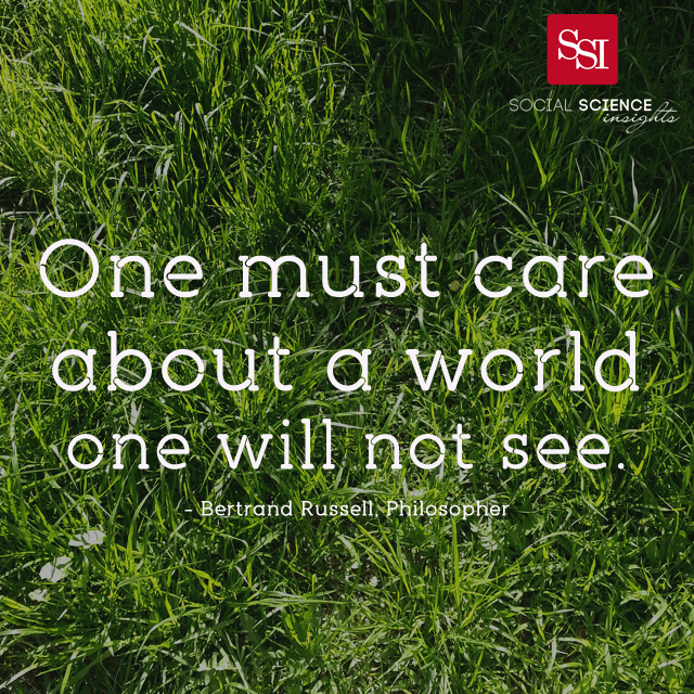 Grass background, with Bertrand Russell photo overlaid