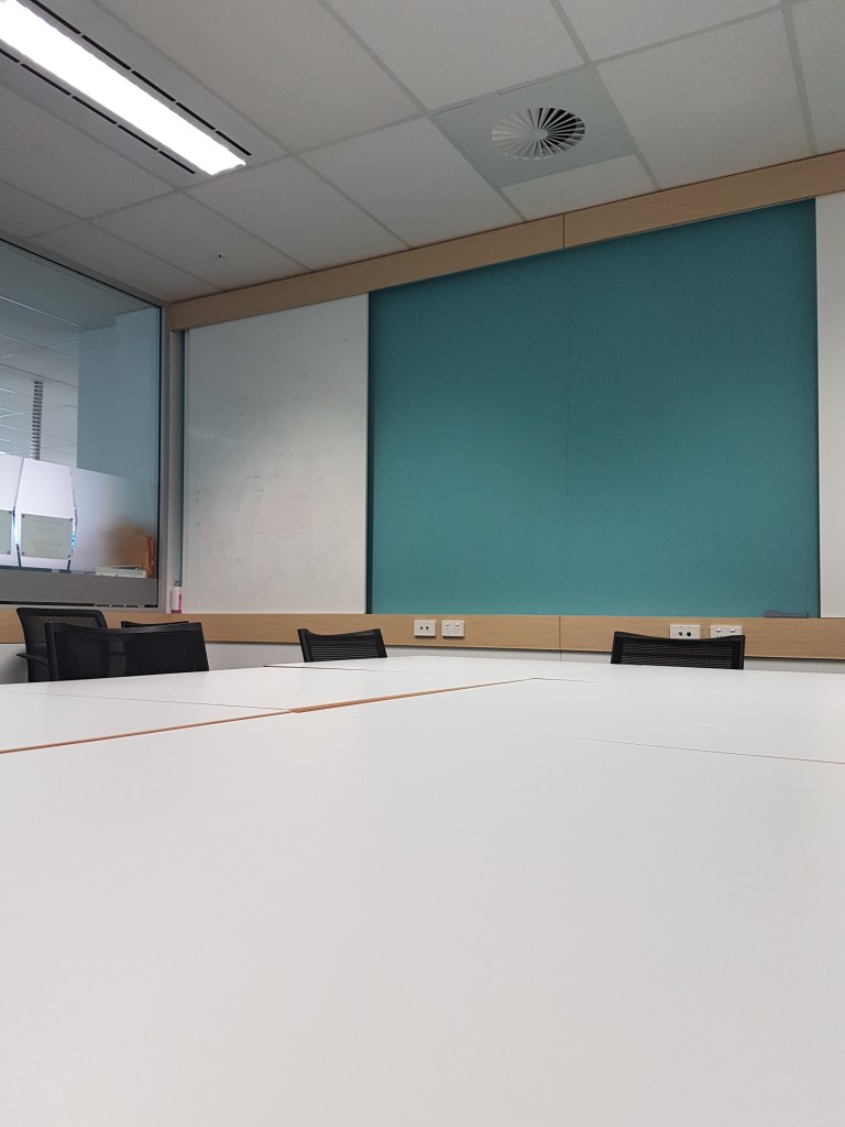 An empty meeting room